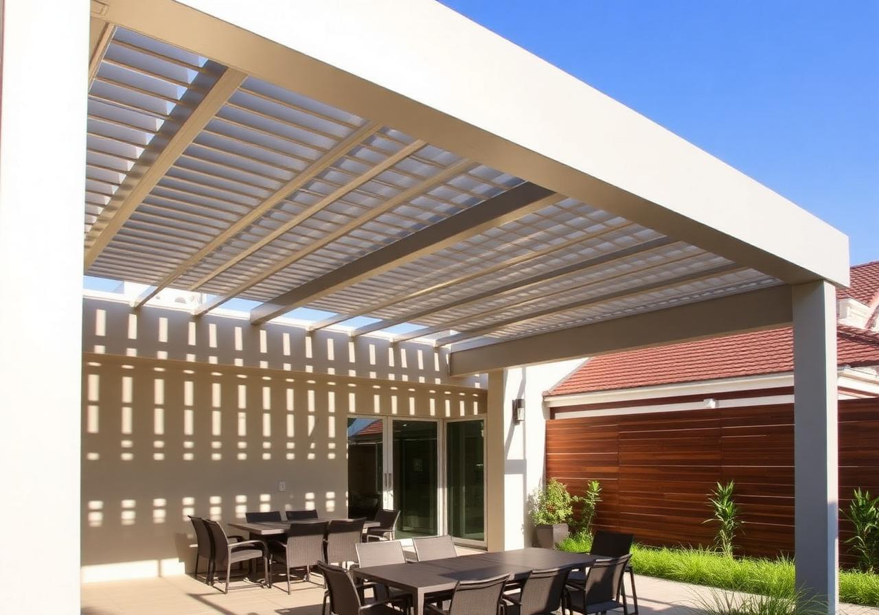 StruXure — Louvered pergolas, motorized